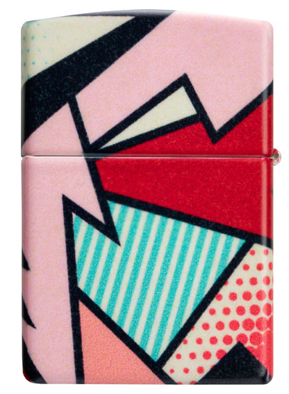 Back view of Zippo Love Design 540 Matte Windproof Lighter.